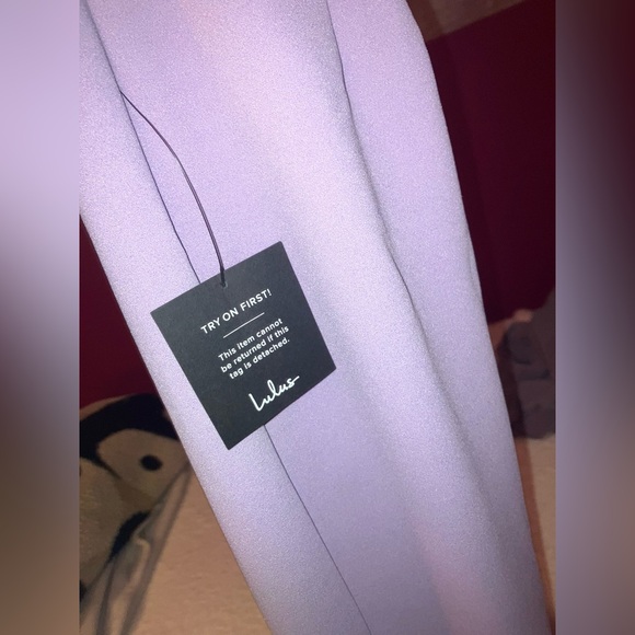 Lulus Lilac One-Shoulder Sleeveless Midi Dress - Picture 5 of 5